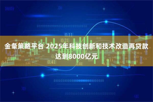 金夆策略平台 2025年科技创新和技术改造再贷款达到8000亿元